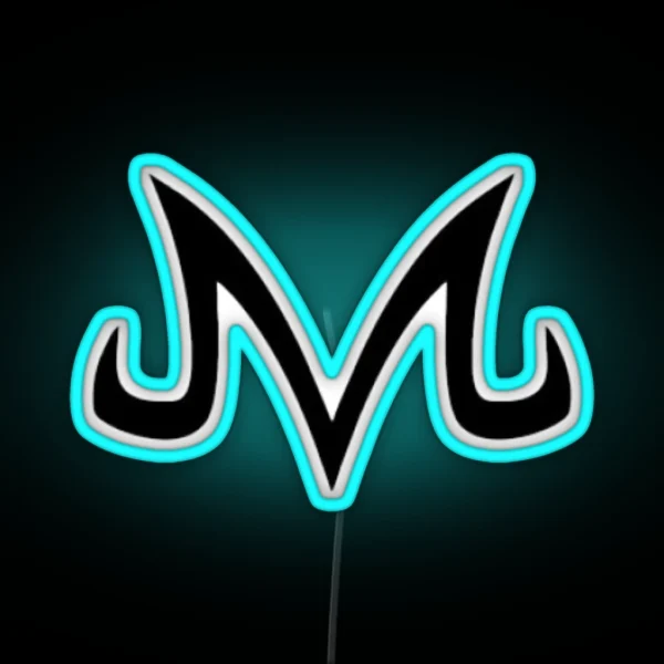 Majin Dragon Ball Icon Babidi RGB Neon Sign