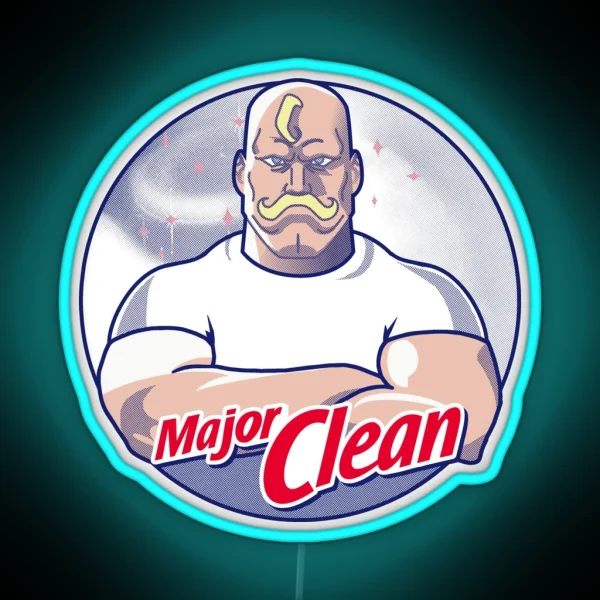 Major Clean RGB Neon Sign