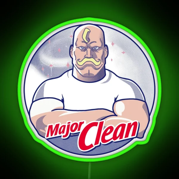 Major Clean RGB Neon Sign