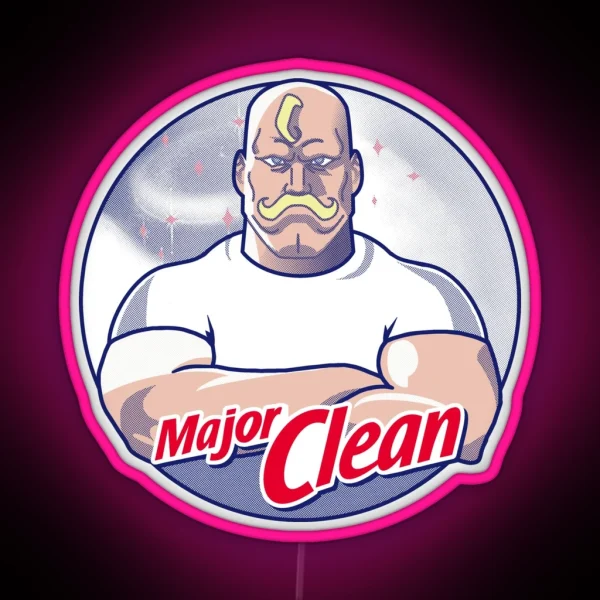 Major Clean RGB Neon Sign