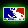 Major League Baseball Themed Neon Sign with Color Changing Technology