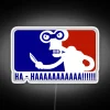 Add sports-inspired ambiance to any room with this MLB sign.