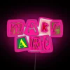 Add Vibrant Color to Your Space with Artistic RGB Sign
