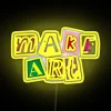 Customizable Artistic RGB Neon Sign Canvas Display Background Maker Equipment
