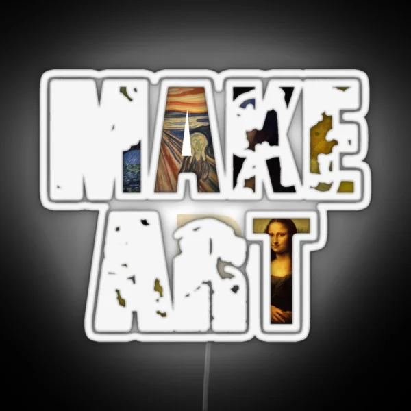 MAKE ART RGB Neon Sign