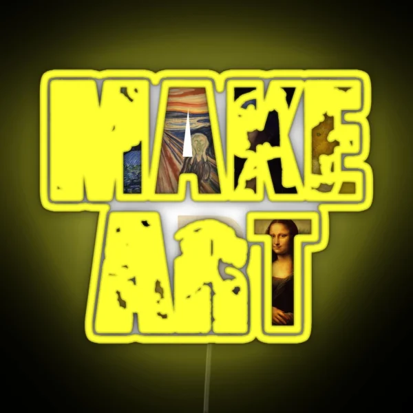 MAKE ART RGB Neon Sign