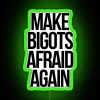 RGB Neon Sign - Fearless Rebellion Against Intolerance and Hate