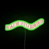 RGB Neon Sign Wall Decal, Heavenly Home Decor Accents Collection