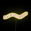 Unique personalized crowd-pleasing LED led with vibrant RGB neon colors.