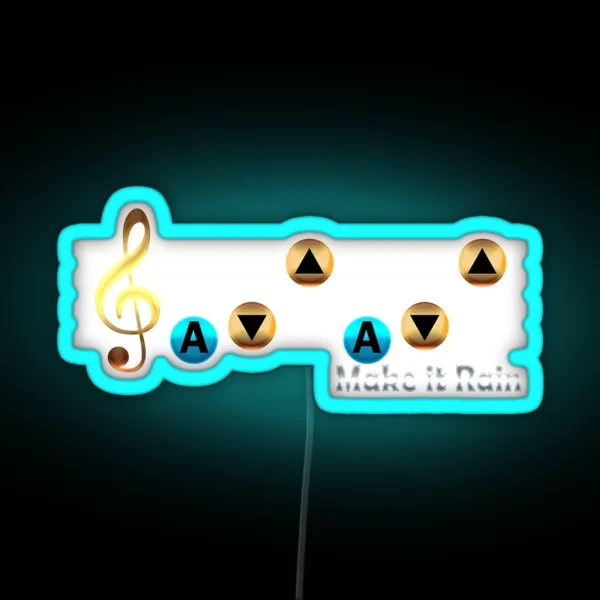 Make It Rain RGB Neon Sign