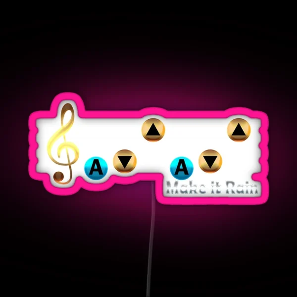Make It Rain RGB Neon Sign