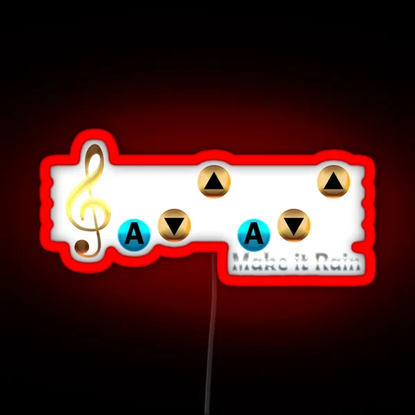Make It Rain RGB Neon Sign