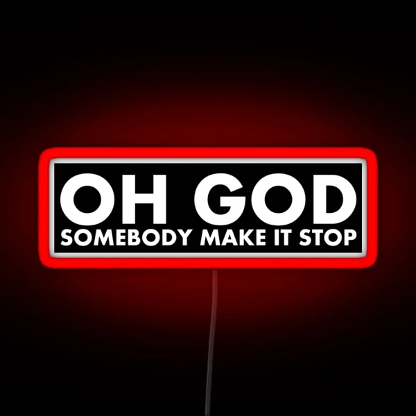 Make It Stop RGB Neon Sign
