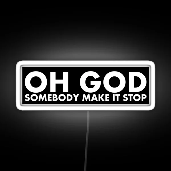 Make It Stop RGB Neon Sign