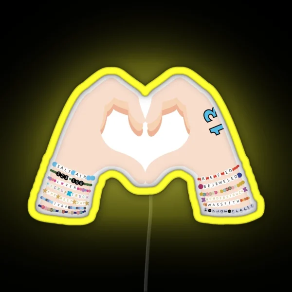 Make The Friendship Bracelets Version 2 RGB Neon Sign