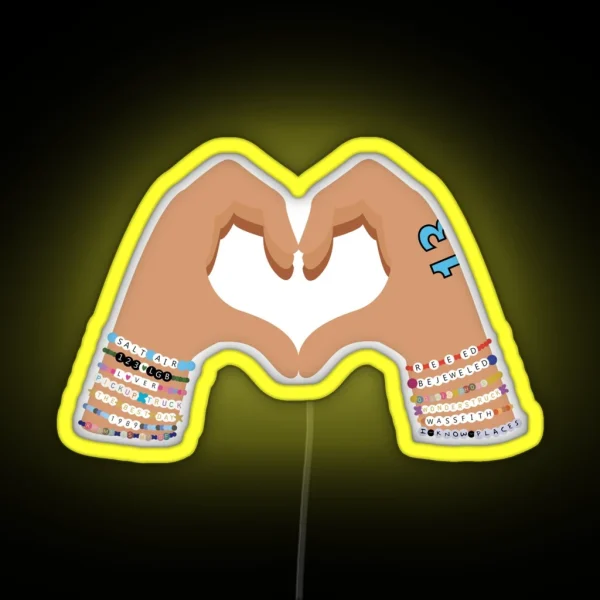 Make The Friendship Bracelets Version 4 RGB Neon Sign