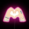 Personalized Handmade Friendship Bracelet Design Version 7 Neon Light Sign