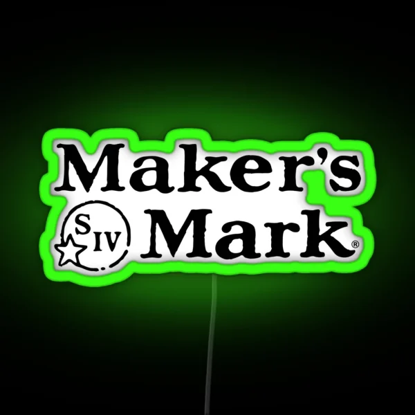Maker S Mark Bourbon RGB Neon Sign