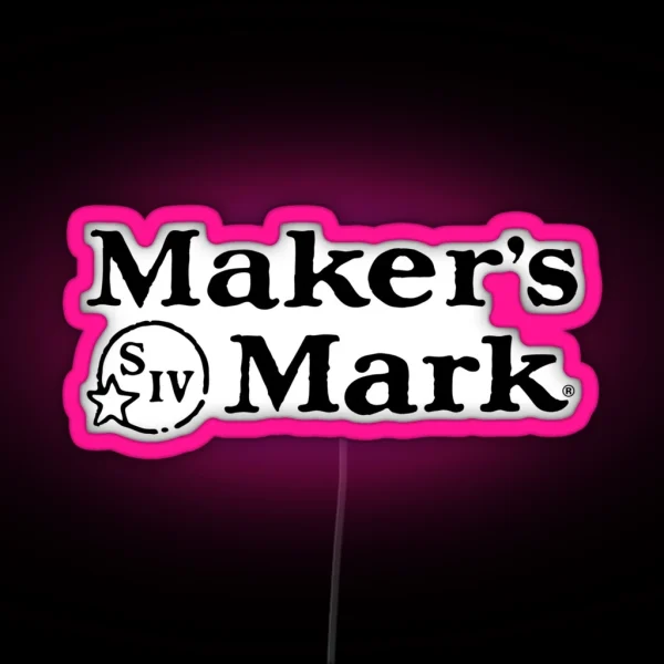 Maker S Mark Bourbon RGB Neon Sign
