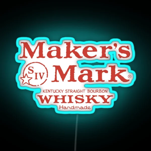 Maker S Mark Bourbon RGB Neon Sign