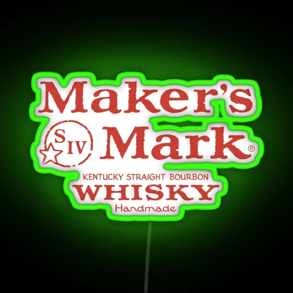 Maker S Mark Bourbon RGB Neon Sign