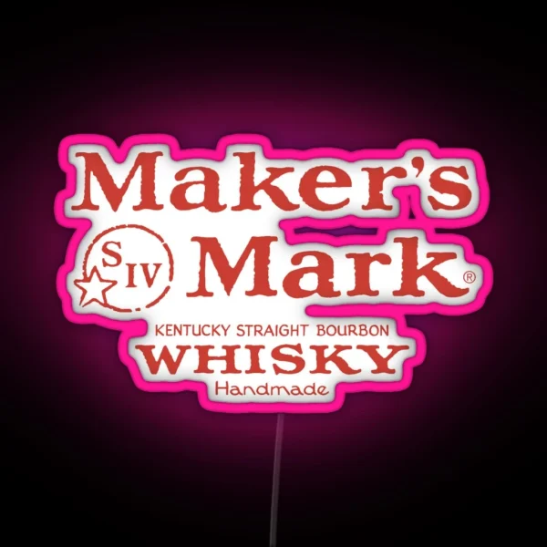 Maker S Mark Bourbon RGB Neon Sign