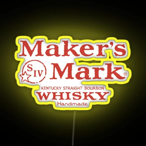 Maker S Mark Bourbon RGB Neon Sign