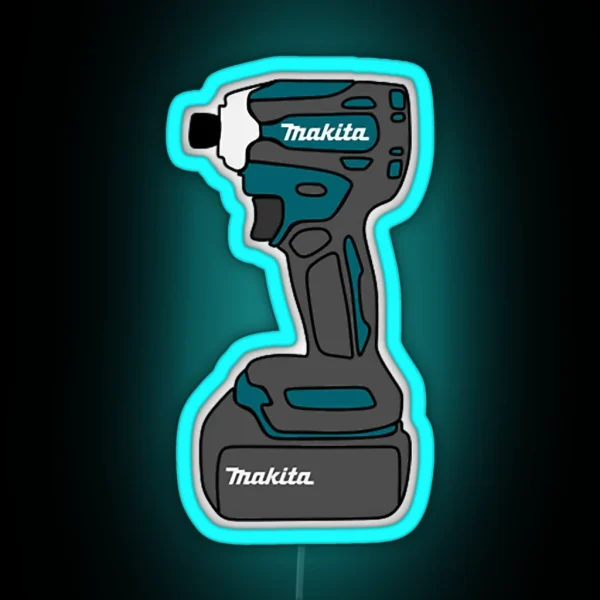 Makita Impact Driver RGB Neon Sign