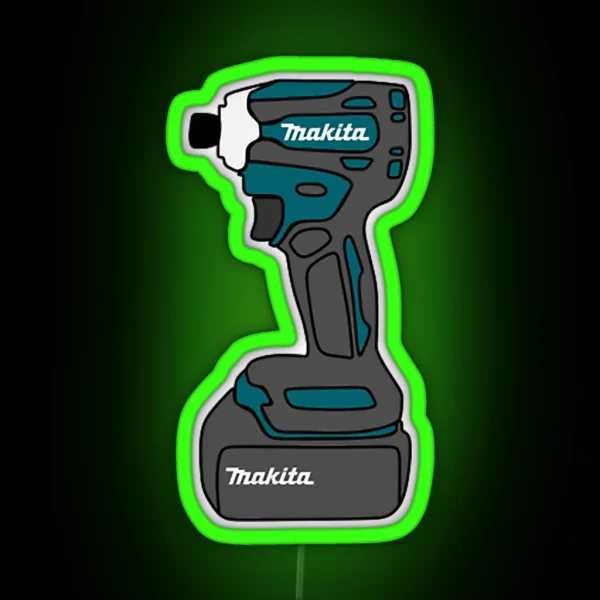 Makita Impact Driver RGB Neon Sign