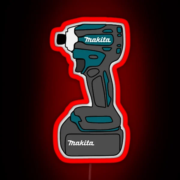 Makita Impact Driver RGB Neon Sign