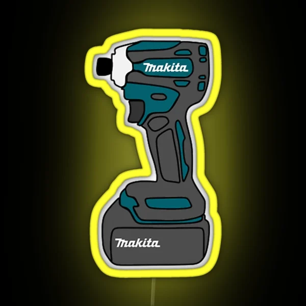 Makita Impact Driver RGB Neon Sign