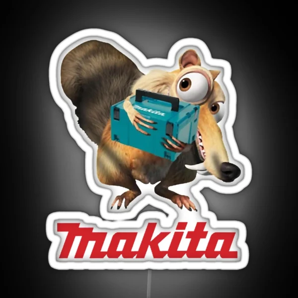 Makita Logo RGB Neon Sign