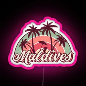 Maldives Summer Trip RGB Neon Sign