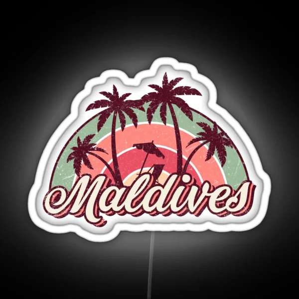 Maldives Summer Trip RGB Neon Sign