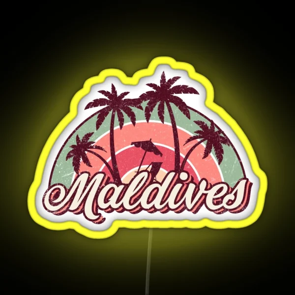 Maldives Summer Trip RGB Neon Sign
