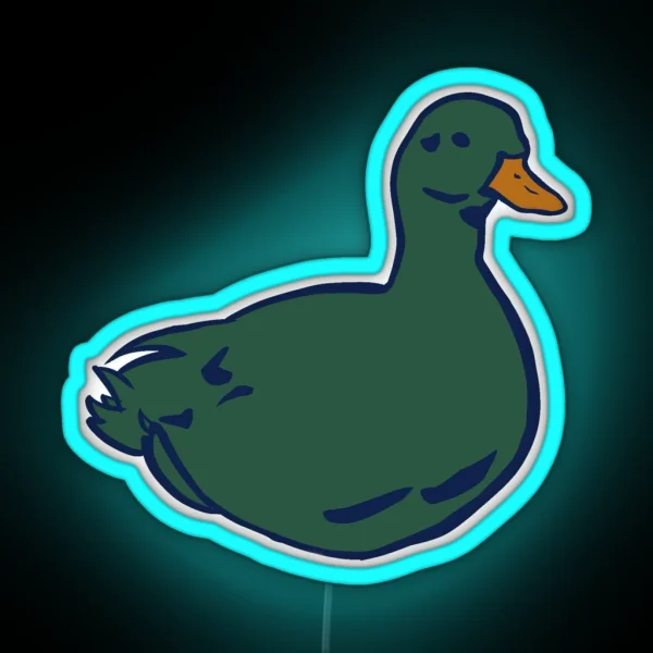 Mallard Duck RGB Neon Sign