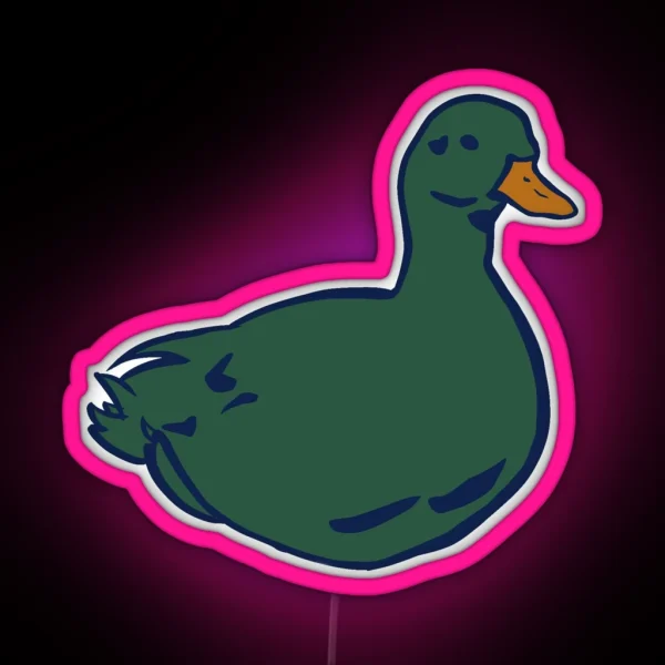 Mallard Duck RGB Neon Sign