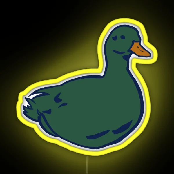 Mallard Duck RGB Neon Sign