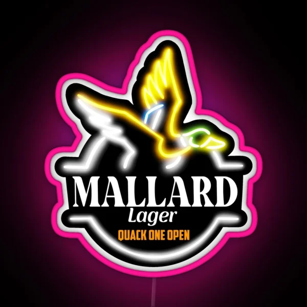 Mallard Lager RGB Neon Sign