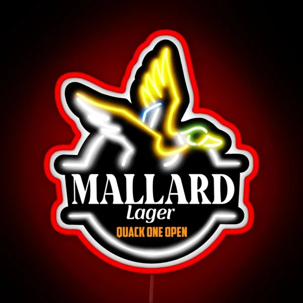 Mallard Lager RGB Neon Sign