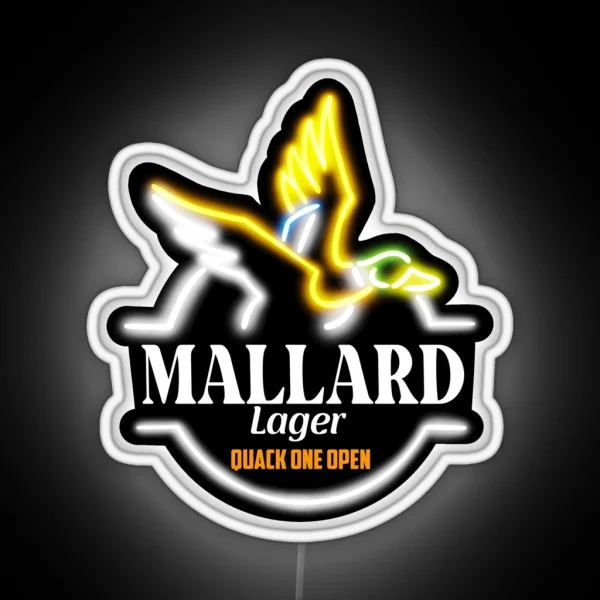 Mallard Lager RGB Neon Sign