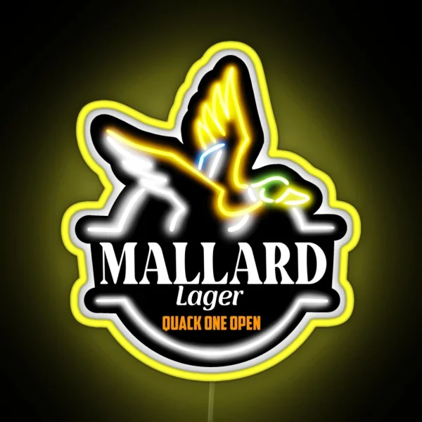 Mallard Lager RGB Neon Sign