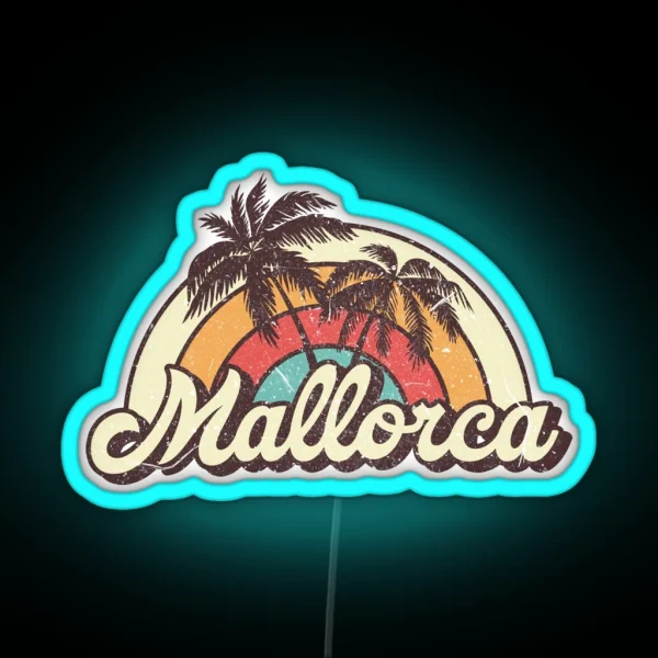 Mallorca Honeymoon Gifts RGB Neon Sign