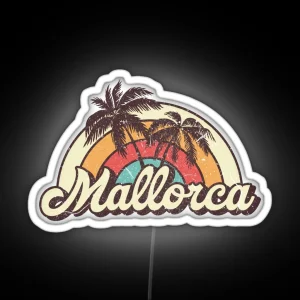 Mallorca Honeymoon Gifts RGB Neon Sign