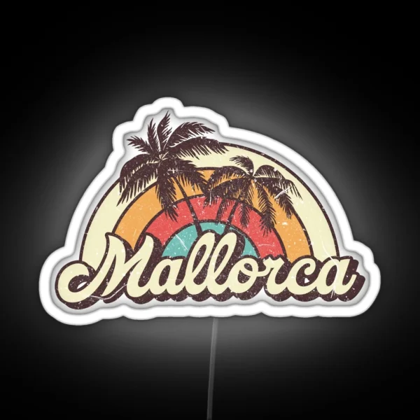 Mallorca Honeymoon Gifts RGB Neon Sign