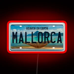 Mallorca Summer Vacation RGB Neon Sign
