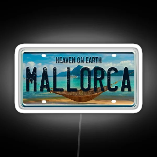 Mallorca Summer Vacation RGB Neon Sign