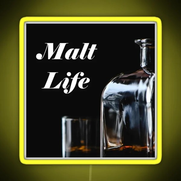 Malt Life V2 RGB Neon Sign