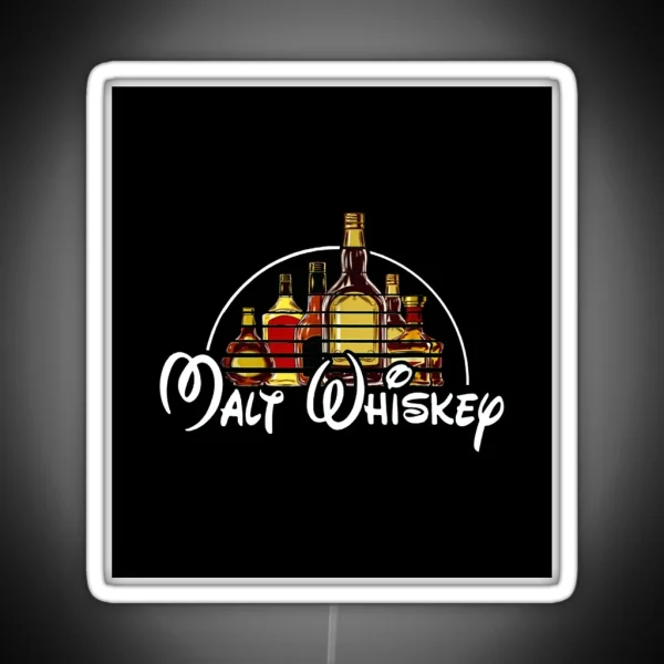 Malt Whiskey Drink RGB Neon Sign