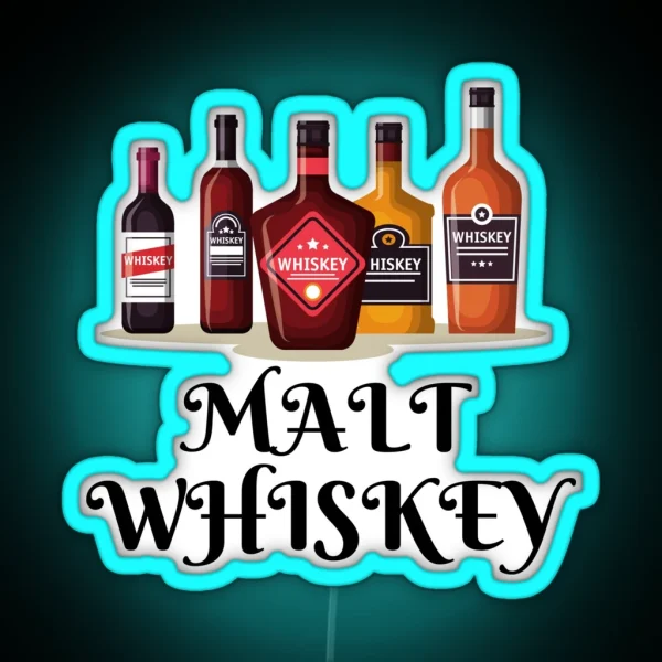 Malt Whiskey RGB Neon Sign